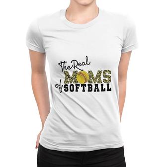 The Real Mom Of Softball Women T-shirt | Mazezy