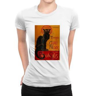 Tournee Du Chat Noir 1896 Classic French Painting Women T-shirt | Mazezy AU