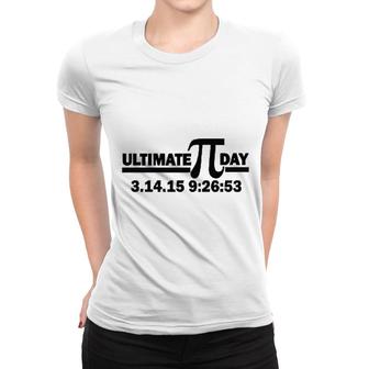 Ultimate Pi Day Black Nerdy Science Women T-shirt | Mazezy