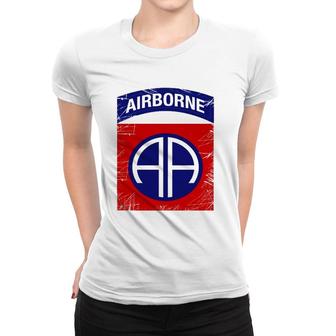 Us Army Original 82Nd Airborne Army Gift Women T-shirt | Mazezy