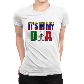 Venezuelan And Mexican Mix Dna Perfection Heritage Women T-shirt | Mazezy