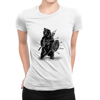 Viking Bear Warrior Polar Bear Women T-shirt | Mazezy