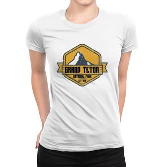 Vintage Est 1929 National Park Grand Teton Park Women T-shirt | Mazezy