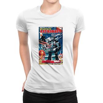Vintage Graphic Super Astronaut Robot Retro Old Japanese Toy Women T-shirt | Mazezy