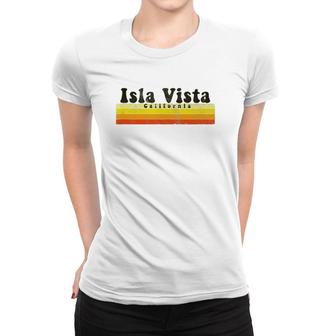 Vintage Retro 70S 80S Isla Vista Ca Tank Top Women T-shirt | Mazezy UK