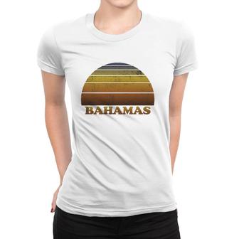 Vintage Retro Bahamas Women T-shirt | Mazezy