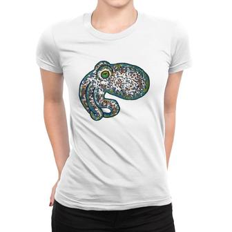 Watercolor Animal Bobtail Squid Ocean Tees Women T-shirt | Mazezy