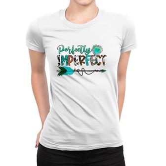 Western Texas Cowgirl Perfectly Turquoise Leopard Imperfect Meditation Women T-shirt | Mazezy
