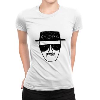White Face Sunglasses Cool Face Women T-shirt | Mazezy