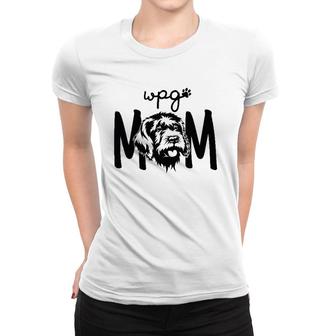 Wirehaired Pointing Griffon Rescue Wpg Mom Women T-shirt | Mazezy