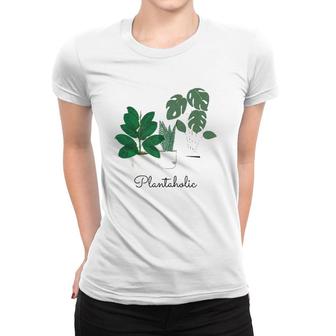 Womens Plantaholic Gardening Plant Women T-shirt | Mazezy