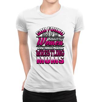 Wrestling Mom Coach Gift Women Women T-shirt | Mazezy