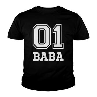 01 Baba Number 1 One Funny Gift Christmas Youth T-shirt | Mazezy