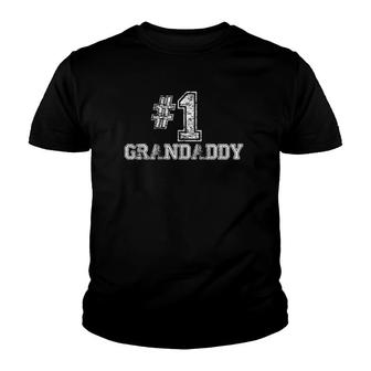 1 Grandaddy Number One Gift Youth T-shirt | Mazezy
