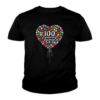100 Balloons 100Th Day Of School Virtual Teachers Students Youth T-shirt | Mazezy