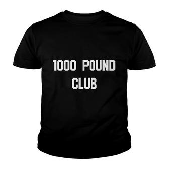 1000 Pound Club Powerlifting Youth T-shirt - Thegiftio UK