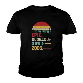 16Th Wedding Anniversary V2 Youth T-shirt - Thegiftio UK