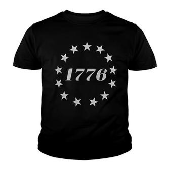 1776 Betsy Ross Flag Youth T-shirt | Mazezy