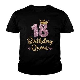 18Th Birthday Queen 18Th Birthday 18 Years Youth T-shirt | Mazezy