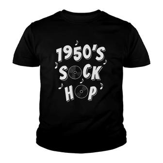 1950'S Sock Hop School Dance Dance Of The Decades Youth T-shirt | Mazezy