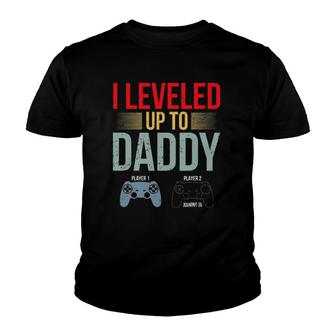 1St Time Dad Est 2022 New First Fathers Gaming Daddy 2022 Gift Youth T-shirt | Mazezy