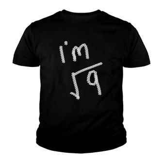 3 Years Old Math - Square Root Of 9 Ver2 Youth T-shirt | Mazezy