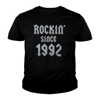 30 Years Old Classic Rockin' Since 1992 30Th Birthday Youth T-shirt | Mazezy
