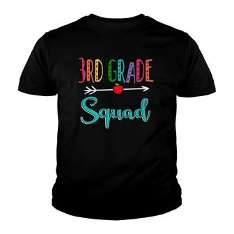 3Rd Grade Squad Teacher Back To School Youth T-shirt | Mazezy