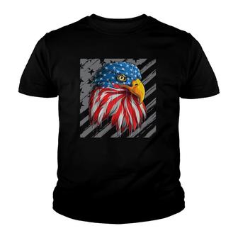 4Th Of July Eagle American Usa Flag Patriotic Men Women Youth T-shirt | Mazezy