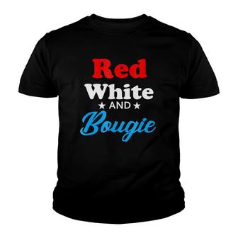 4Th Of July Red White And Bougie Youth T-shirt | Mazezy