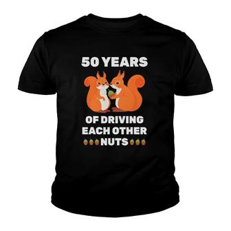 50Th 50 Years Wedding Anniversary Funny Couple For Him Her Youth T-shirt | Mazezy