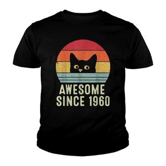 62Nd Birthday Awesome Since 1960 Youth T-shirt - Thegiftio UK
