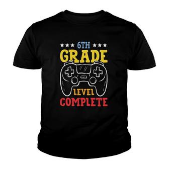6Th Grade Level Complete Last Day Of School Game Controller Youth T-shirt | Mazezy AU