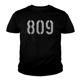 809 - Area Code Dominican Republic Tee - Gift Youth T-shirt | Mazezy