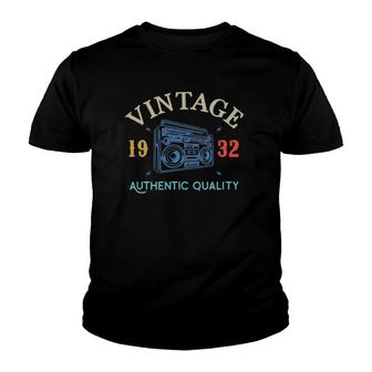 90 Years Old 1932 Vintage 90Th Birthday Idea Men Women Youth T-shirt | Mazezy
