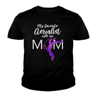 Aerial Yoga Mother's Dayaerial Hoop Mom Lyra Youth T-shirt | Mazezy