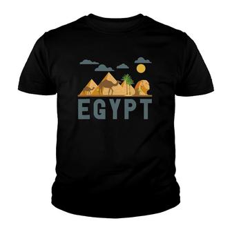 Africa Cairo Egypt Egyptian Pyramids Youth T-shirt | Mazezy