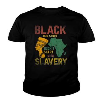 African American Heritage Egypt Pride Black History Month Youth T-shirt | Mazezy