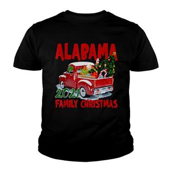 Alabama Christmas 2021 Matching Family Christmas Pajama Set  Youth T-shirt
