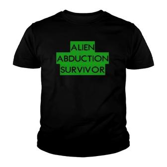 Alien Abductee Ufo Survivor Paranormal Abduction Youth T-shirt | Mazezy