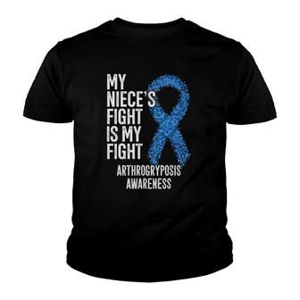 Amc My Niece's Fight Is My Fight Arthrogryposis Awareness Youth T-shirt | Mazezy