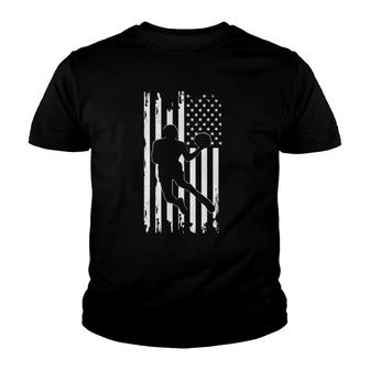 American Flag Basketball Apparel - Basketball Youth T-shirt | Mazezy