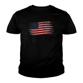 American Flag Men Women 4Th Of July Vintage Usa Flag Youth T-shirt | Mazezy