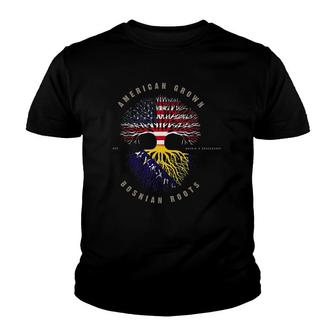 American Grown Bosnian Roots Bosnia & Herzegovina Tank Top Youth T-shirt | Mazezy