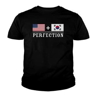 American South Korean Perfection Flag Youth T-shirt - Thegiftio UK