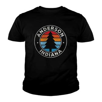 Anderson Indiana In Vintage Graphic Retro 70S Youth T-shirt | Mazezy