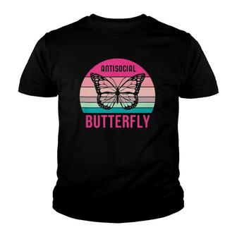 Antisocial Butterfly Vintage Youth T-shirt | Mazezy