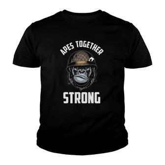 Apes Together Strong Amc Gme Youth T-shirt | Mazezy