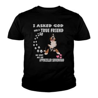 Appenzeller Mountain Dog Mom Dad Cute Appenzeller Sennenhund Youth T-shirt | Mazezy