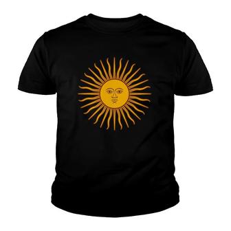 Argentina Sun Premium Flag Of Argentina Youth T-shirt | Mazezy